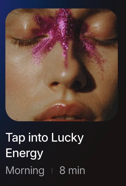 Tap into Lucky Energy morning session cover art in the Radiate app